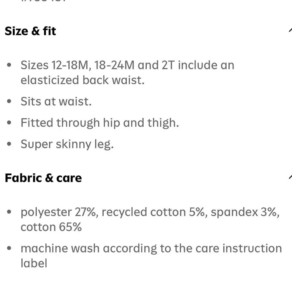 Old Navy Kids Rockstar 360 Stretch Valentine Super Skinny Jeggings. 18-24 Months